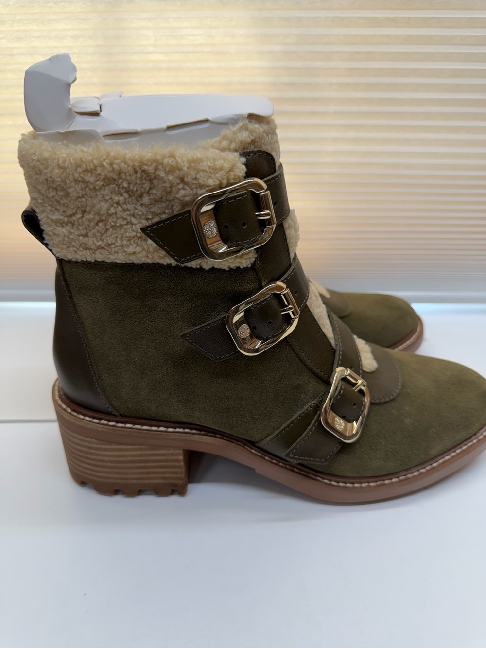 Vince Camuto Klerica Moto/Hiker Boots - Picture 2 of 6